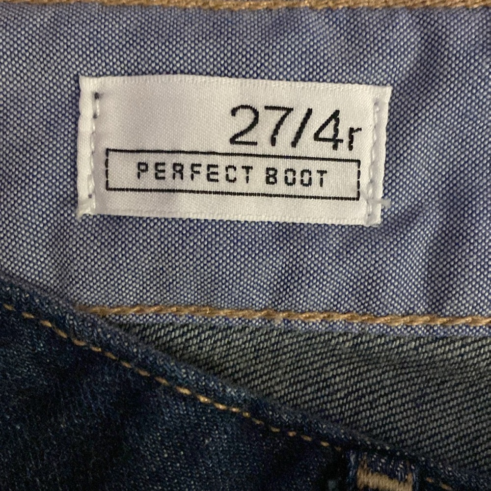 Y2K Gap Dark Wash Perfect Boot Cut Jeans - Picture 6 of 7